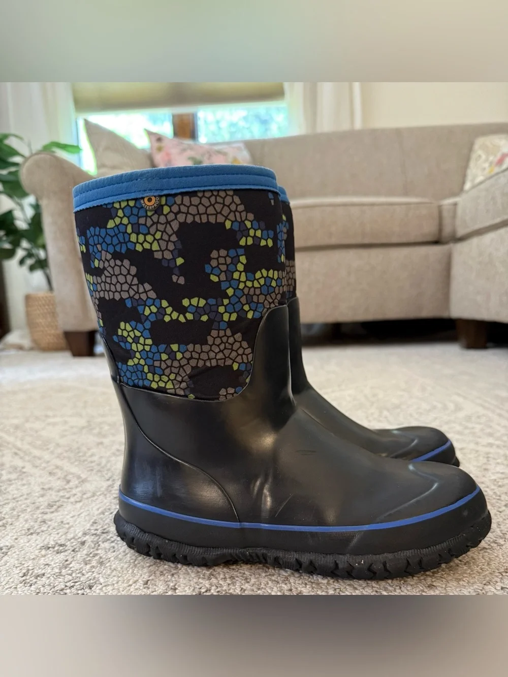 Bogs Boots Kids’ Stomper Axel Waterproof Winter Sz 4